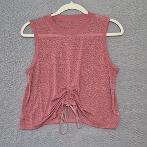 Lululemon Women's Cinch Me Up Front Veil Cherry Tint Tank Top 6